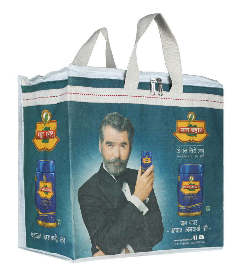 Pan Bahar Branded Laminated Canvas Retail Carry Bag