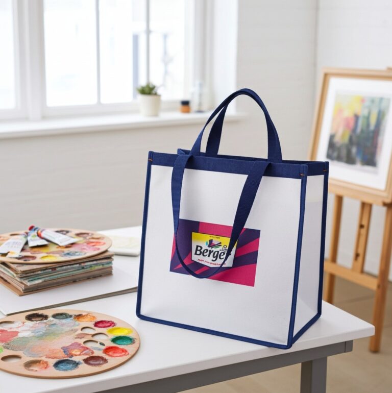 Berger Paints Canvas Promotional Laminated Shopping Bag
