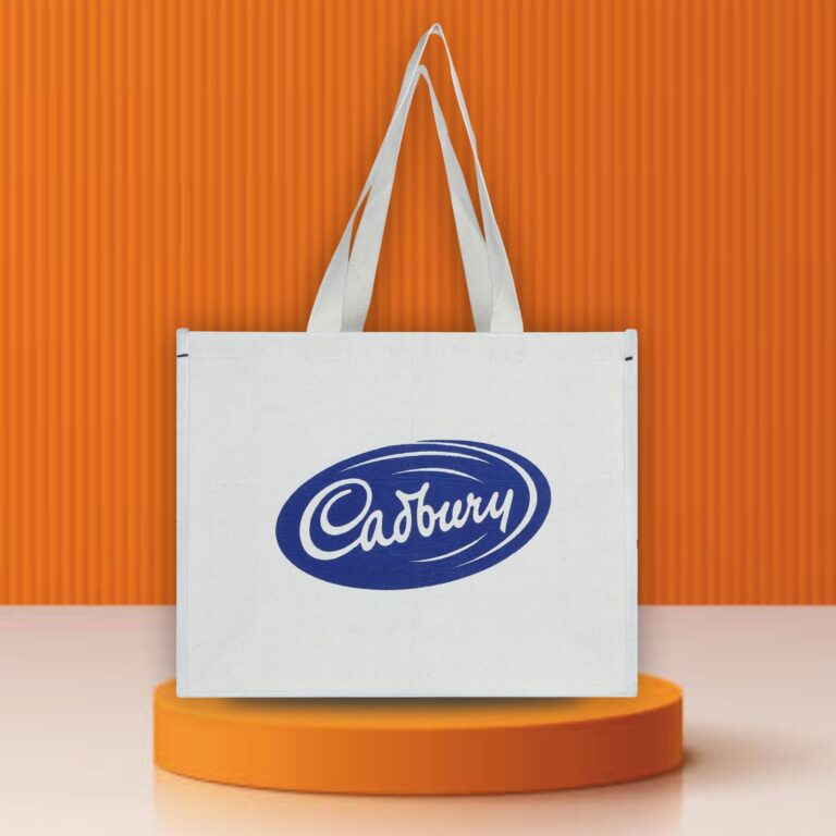 Cadbury Laminated Canvas Logo Bag