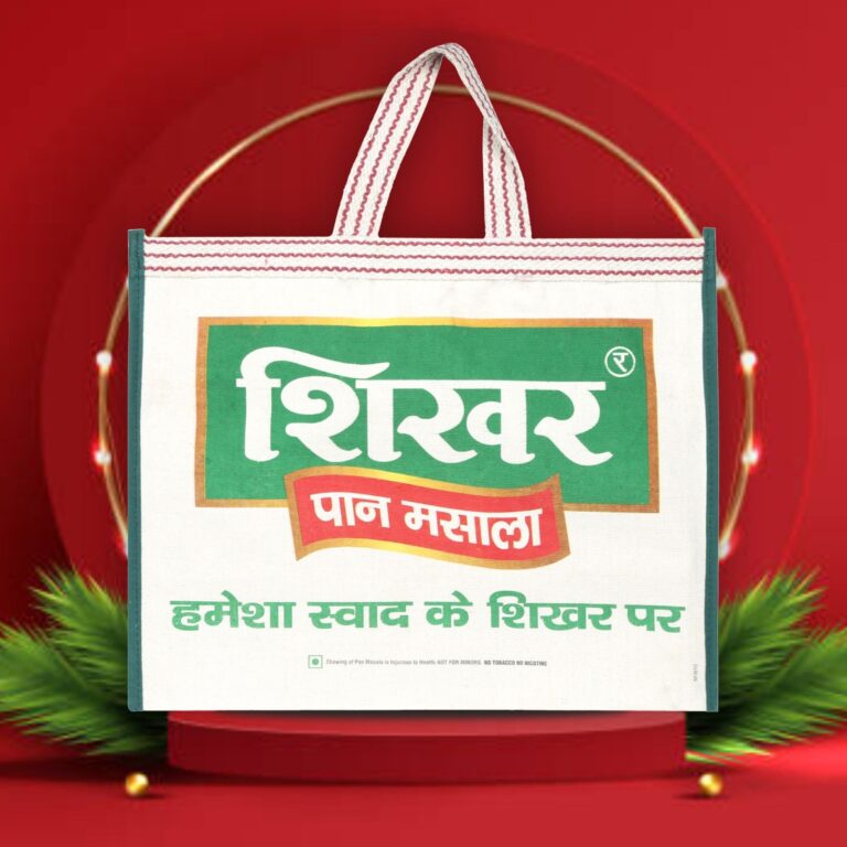 Shikhar Pan Masala Laminated Canvas Bag