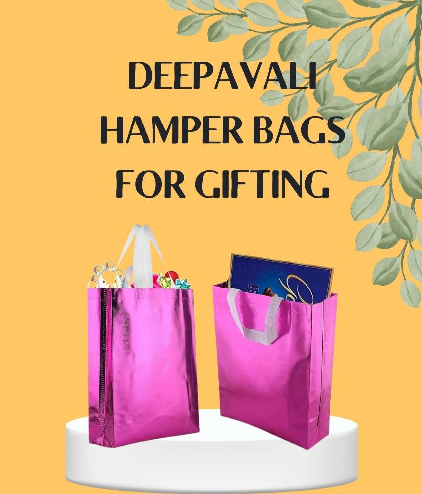 Explore Deepavali Hamper Bags for Gifting in Pink colour